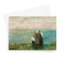Women by the Sea (1885–1897) by Jan Toorop Greeting Card - (Free shipping)