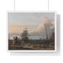 Dutch Ships in the Roads of Texel; in the middle the 'Gouden Leeuw', the Flagship of Cornelis Tromp, Ludolf Bakhuysen  -  Premium Framed Horizontal Poster,Dutch Ships in the Roads of Texel; in the middle the 'Gouden Leeuw', the Flagship of Cornelis Tromp, Ludolf Bakhuysen  ,  Premium Framed Horizontal Poster,Dutch Ships in the Roads of Texel; in the middle the 'Gouden Leeuw', the Flagship of Cornelis Tromp, Ludolf Bakhuysen  -  Premium Framed Horizontal Poster