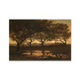 Woodland Pond at Sunset, Gerard Bilders, c. 1862 -  Hahnemühle German Etching Print  (FREE SHIPPING)