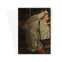 Girl in a White Kimono, George Hendrik Breitner, 1894 -  Greeting Card