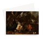 Birds in a Park, Melchior d'Hondecoeter, 1686 -  Greeting Card