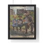 A Man with Three Girls on a Bench in the Oosterpark in Amsterdam, Isaac Israels  ,  Premium Framed Vertical Poster,A Man with Three Girls on a Bench in the Oosterpark in Amsterdam, Isaac Israels  -  Premium Framed Vertical Poster,A Man with Three Girls on a Bench in the Oosterpark in Amsterdam, Isaac Israels  -  Premium Framed Vertical Poster