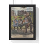 A Man with Three Girls on a Bench in the Oosterpark in Amsterdam, Isaac Israels  ,  Premium Framed Vertical Poster,A Man with Three Girls on a Bench in the Oosterpark in Amsterdam, Isaac Israels  -  Premium Framed Vertical Poster,A Man with Three Girls on a Bench in the Oosterpark in Amsterdam, Isaac Israels  -  Premium Framed Vertical Poster
