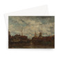 Jacob Maris (1837 - 1899) - Stadsgezicht - hwm0194 - The Mesdag Collection Greeting Card