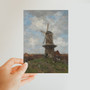 Jacob_Maris_(1837_-_1899)_-_Molen_-_hwm0190_-_The_Mesdag_Collection Classic Postcard