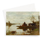 Jacob Maris - Ferry Greeting Card