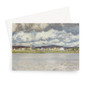 Vue d'Argenteuil (1872) Claude Monet Greeting Card