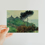 The_Church_at_Varengeville,_Grey_Weather_by_Claude_Monet,_1882 Classic Postcard