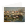 The_Seine_near_Asnieres_(1873)_-_Claude_Monet Greeting Card