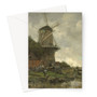 Jacob Maris - Molen- The Mesdag Collection Greeting Card