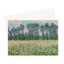 Prairie à Giverny by Claude Monet, 1885 Greeting Card