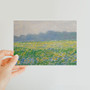 Monet’s Field of Irises at Giverny Classic Postcard