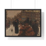 The Singel Bridge at the Paleisstraat in Amsterdam, George Hendrik Breitner  -  Premium Framed Horizontal Poster,The Singel Bridge at the Paleisstraat in Amsterdam, George Hendrik Breitner  ,  Premium Framed Horizontal Poster,The Singel Bridge at the Paleisstraat in Amsterdam, George Hendrik Breitner  -  Premium Framed Horizontal Poster