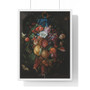 Festoon of Fruit and Flowers, Jan Davidsz. de Heem  ,  Premium Framed Vertical Poster,Festoon of Fruit and Flowers, Jan Davidsz. de Heem  -  Premium Framed Vertical Poster,Festoon of Fruit and Flowers, Jan Davidsz. de Heem  -  Premium Framed Vertical Poster