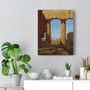  1838, Constantin Hansen, Danish - Stretched Canvas,Columns of the Temple of Neptune at Paestum, 1838, Constantin Hansen, Danish , Stretched Canvas,Columns of the Temple of Neptune at Paestum, 1838, Constantin Hansen, Danish - Stretched Canvas,Columns of the Temple of Neptune at Paestum
