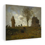 Autumn Landscape with a Flock of Turkeys, 1872,73, Jean, Stretched Canvas,Autumn Landscape with a Flock of Turkeys, 1872-73, French - Stretched Canvas,Francois Millet, French ,Autumn Landscape with a Flock of Turkeys, 1872-73, Jean-Francois Millet, French - Stretched Canvas, Jean-Francois Millet