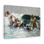 Undertow (1886) by Winslow Homer , Stretched Canvas,Undertow (1886) by Winslow Homer - Stretched Canvas