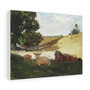 Warm Afternoon (1878) by Winslow Homer , Stretched Canvas,Warm Afternoon (1878) by Winslow Homer - Stretched Canvas