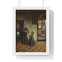 Woman with a Child in a Pantry, Pieter de Hooch  ,  Premium Framed Vertical Poster,Woman with a Child in a Pantry, Pieter de Hooch  -  Premium Framed Vertical Poster,Woman with a Child in a Pantry, Pieter de Hooch  -  Premium Framed Vertical Poster