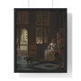   Premium Framed Vertical Poster,Man Handing a Letter to a Woman in the Entrance Hall of a House, Pieter de Hooch  -  Premium Framed Vertical Poster,Man Handing a Letter to a Woman in the Entrance Hall of a House, Pieter de Hooch  -  Premium Framed Vertical Poster,Man Handing a Letter to a Woman in the Entrance Hall of a House, Pieter de Hooch  