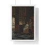  Pieter de Hooch  -  Premium Framed Vertical Poster,Man Handing a Letter to a Woman in the Entrance Hall of a House, Pieter de Hooch  ,  Premium Framed Vertical Poster,Man Handing a Letter to a Woman in the Entrance Hall of a House, Pieter de Hooch  -  Premium Framed Vertical Poster,Man Handing a Letter to a Woman in the Entrance Hall of a House