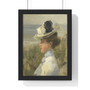 Young Woman, Gazing at the Sea, Isaac Israels,  -  Premium Framed Vertical Poster,Young Woman, Gazing at the Sea, Isaac Israels,  -  Premium Framed Vertical Poster,Young Woman, Gazing at the Sea, Isaac Israels,  ,  Premium Framed Vertical Poster