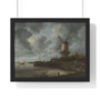 The Mill at Wijk bij Duurstede, Jacob Isaacksz van Ruisdael  ,  Premium Framed Horizontal Poster,The Mill at Wijk bij Duurstede, Jacob Isaacksz van Ruisdael  -  Premium Framed Horizontal Poster,The Mill at Wijk bij Duurstede, Jacob Isaacksz van Ruisdael  -  Premium Framed Horizontal Poster