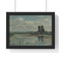   Premium Framed Horizontal Poster,Lake near Loosdrecht, Willem Roelofs (I)  -  Premium Framed Horizontal Poster,Lake near Loosdrecht, Willem Roelofs (I)  -  Premium Framed Horizontal Poster,Lake near Loosdrecht, Willem Roelofs (I)  