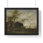 Herdershut, Paulus Potter  -  Premium Framed Horizontal Poster,Herdershut, Paulus Potter  -  Premium Framed Horizontal Poster,Herdershut, Paulus Potter  ,  Premium Framed Horizontal Poster