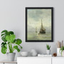 Kalme zee, Hendrik Willem Mesdag, -  Premium Framed Vertical Poster,Kalme zee, Hendrik Willem Mesdag, -  Premium Framed Vertical Poster,Kalme zee, Hendrik Willem Mesdag, ,  Premium Framed Vertical Poster