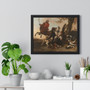 The Bear Hunt, Paulus Potter  ,  Premium Framed Horizontal Poster,The Bear Hunt, Paulus Potter  -  Premium Framed Horizontal Poster,The Bear Hunt, Paulus Potter  -  Premium Framed Horizontal Poster