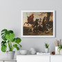 The Bear Hunt, Paulus Potter  ,  Premium Framed Horizontal Poster,The Bear Hunt, Paulus Potter  -  Premium Framed Horizontal Poster,The Bear Hunt, Paulus Potter  -  Premium Framed Horizontal Poster