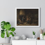 Peasant Company Indoors, Adriaen van Ostade  -  Premium Framed Horizontal Poster,Peasant Company Indoors, Adriaen van Ostade  -  Premium Framed Horizontal Poster,Peasant Company Indoors, Adriaen van Ostade  ,  Premium Framed Horizontal Poster