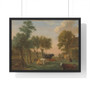 Cows in the Pasture at a Farm, Paulus Potter  ,  Premium Framed Horizontal Poster,Cows in the Pasture at a Farm, Paulus Potter  -  Premium Framed Horizontal Poster,Cows in the Pasture at a Farm, Paulus Potter  -  Premium Framed Horizontal Poster