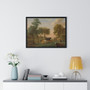 Cows in the Pasture at a Farm, Paulus Potter  -  Premium Framed Horizontal Poster,Cows in the Pasture at a Farm, Paulus Potter  ,  Premium Framed Horizontal Poster,Cows in the Pasture at a Farm, Paulus Potter  -  Premium Framed Horizontal Poster