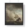  Willem van de Velde (II)  -  Premium Framed Vertical Poster,A ship on the high seas in a flying storm, known as 'The wind gust', Willem van de Velde (II)  ,  Premium Framed Vertical Poster,A ship on the high seas in a flying storm, known as 'The wind gust', Willem van de Velde (II)  -  Premium Framed Vertical Poster,A ship on the high seas in a flying storm, known as 'The wind gust'
