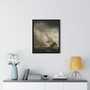 A ship on the high seas in a flying storm, known as 'The wind gust', Willem van de Velde (II)  -  Premium Framed Vertical Poster,A ship on the high seas in a flying storm, known as 'The wind gust', Willem van de Velde (II)  ,  Premium Framed Vertical Poster,A ship on the high seas in a flying storm, known as 'The wind gust', Willem van de Velde (II)  -  Premium Framed Vertical Poster