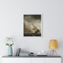 A ship on the high seas in a flying storm, known as 'The wind gust', Willem van de Velde (II)  ,  Premium Framed Vertical Poster,A ship on the high seas in a flying storm, known as 'The wind gust', Willem van de Velde (II)  -  Premium Framed Vertical Poster,A ship on the high seas in a flying storm, known as 'The wind gust', Willem van de Velde (II)  -  Premium Framed Vertical Poster