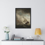   Premium Framed Vertical Poster,A ship on the high seas in a flying storm, known as 'The wind gust', Willem van de Velde (II)  -  Premium Framed Vertical Poster,A ship on the high seas in a flying storm, known as 'The wind gust', Willem van de Velde (II)  -  Premium Framed Vertical Poster,A ship on the high seas in a flying storm, known as 'The wind gust', Willem van de Velde (II)  