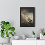 A ship on the high seas in a flying storm, known as 'The wind gust', Willem van de Velde (II)  -  Premium Framed Vertical Poster,A ship on the high seas in a flying storm, known as 'The wind gust', Willem van de Velde (II)  -  Premium Framed Vertical Poster,A ship on the high seas in a flying storm, known as 'The wind gust', Willem van de Velde (II)  ,  Premium Framed Vertical Poster