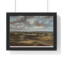  Philips Koninck, 1676  -  Premium Framed Horizontal Poster,River Landscape, Philips Koninck, 1676  ,  Premium Framed Horizontal Poster,River Landscape, Philips Koninck, 1676  -  Premium Framed Horizontal Poster,River Landscape