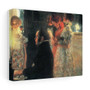 Gustav Klimt's Schubert at the Piano II ,  Stretched Canvas,Gustav Klimt's Schubert at the Piano II -  Stretched Canvas