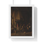 'The Skaters' Peasant Company in an Interior, Adriaen van Ostade  ,  Premium Framed Vertical Poster,'The Skaters' Peasant Company in an Interior, Adriaen van Ostade  -  Premium Framed Vertical Poster,'The Skaters' Peasant Company in an Interior, Adriaen van Ostade  -  Premium Framed Vertical Poster