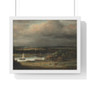 Wide River Landscape ca. 1648–49 Philips Koninck Dutch  ,  Premium Framed Horizontal Poster,Wide River Landscape ca. 1648–49 Philips Koninck Dutch  -  Premium Framed Horizontal Poster