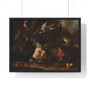 Birds in a Park, Melchior d'Hondecoeter ,  Premium Framed Horizontal Poster,Birds in a Park, Melchior d'Hondecoeter -  Premium Framed Horizontal Poster,Birds in a Park, Melchior d'Hondecoeter -  Premium Framed Horizontal Poster