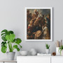  Jacques Jordaens  -  Premium Framed Vertical Poster,Christ on the Way to Calvary, Jacques Jordaens  ,  Premium Framed Vertical Poster,Christ on the Way to Calvary, Jacques Jordaens  -  Premium Framed Vertical Poster,Christ on the Way to Calvary