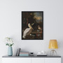 A Pelican and other Birds near a Pool, Known as ‘The Floating Feather’, Melchior d'Hondecoeter  ,  Premium Framed Vertical Poster,A Pelican and other Birds near a Pool, Known as ‘The Floating Feather’, Melchior d'Hondecoeter  -  Premium Framed Vertical Poster,A Pelican and other Birds near a Pool, Known as ‘The Floating Feather’, Melchior d'Hondecoeter  -  Premium Framed Vertical Poster