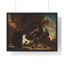  Melchior d'Hondecoeter  -  Premium Framed Horizontal Poster,A Hen with Peacocks and a Turkey, Melchior d'Hondecoeter  ,  Premium Framed Horizontal Poster,A Hen with Peacocks and a Turkey, Melchior d'Hondecoeter  -  Premium Framed Horizontal Poster,A Hen with Peacocks and a Turkey