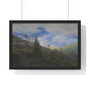   Premium Framed Horizontal Poster,Caspar David Friedrich  Sunburst in the Riesengebirge  -  Premium Framed Horizontal Poster,Caspar David Friedrich  Sunburst in the Riesengebirge  