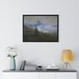 Caspar David Friedrich  Sunburst in the Riesengebirge  -  Premium Framed Horizontal Poster,Caspar David Friedrich  Sunburst in the Riesengebirge  ,  Premium Framed Horizontal Poster